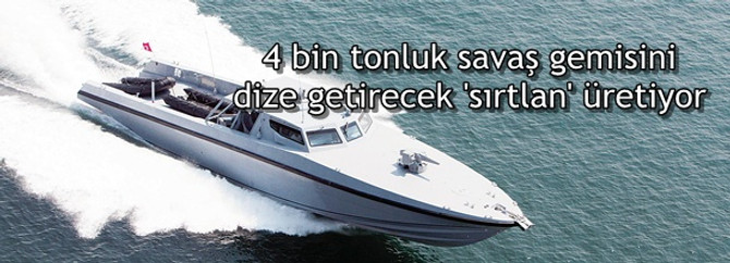 4 bin tonluk savaş gemisini dize getirecek 'sırtlan' üretiyor