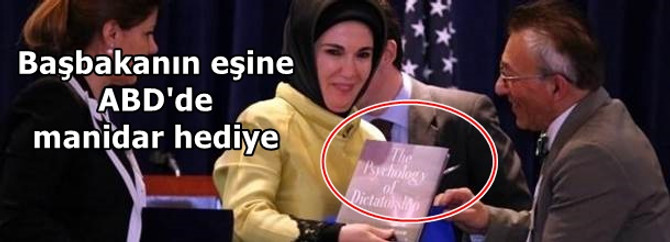 Emine Erdoğan'a ABD'de manidar hediye