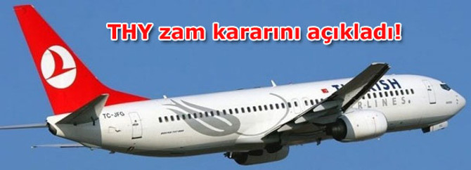 THY zam kararını açıkladı!