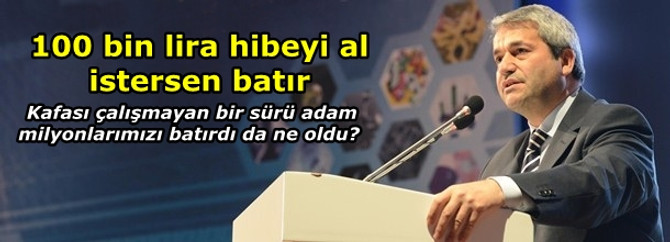 "100 bin lira hibe, istersen batır"