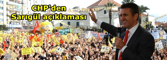 CHP'den Sarıgül açıklaması