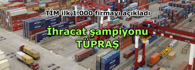 İhracat şampiyonu TÜPRAŞ
