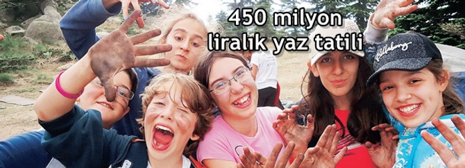 450 milyon liralık yaz tatili