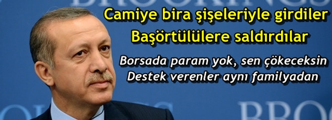 Başörtülü kızlarıma saldırdılar, camiye bira şişeleriyle girdiler