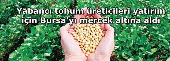 Yabancı tohum üreticileri yatırım için Bursa’yı mercek altına aldı