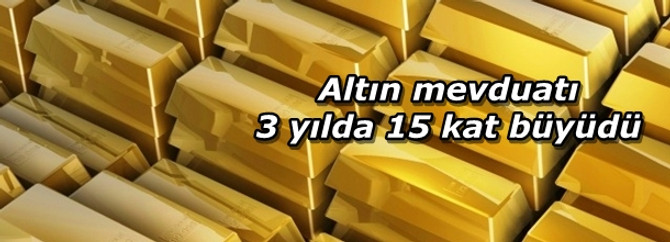 Altın mevduatı 3 yılda 15 kat büyüdü