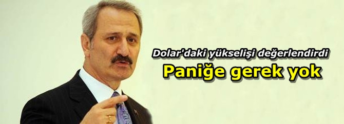 "Paniğe gerek yok"