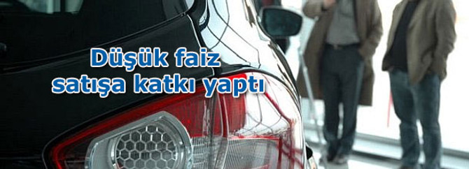 Düşük faiz, satışa katkı yaptı