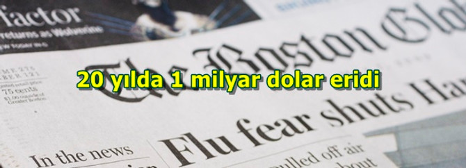 20 yılda 1 milyar dolar eridi