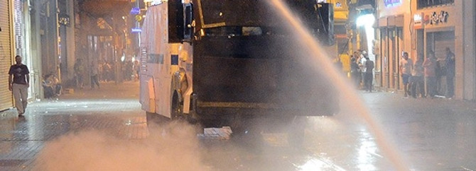 Taksim'de polis müdahalesi