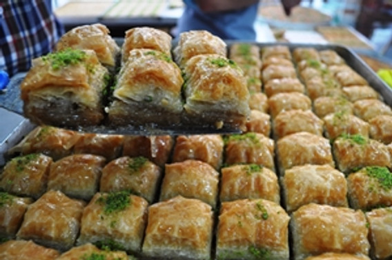 Baklavacıların bayram yoğunluğu