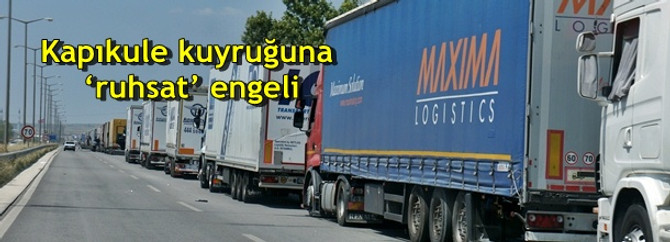 Kapıkule’deki kuyrukları sona erdirecek projeye ‘ruhsat’ engeli