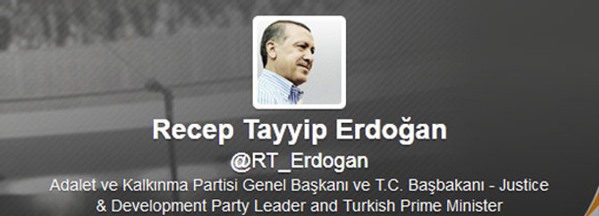 En çok takipçi Başbakan Erdoğan'da