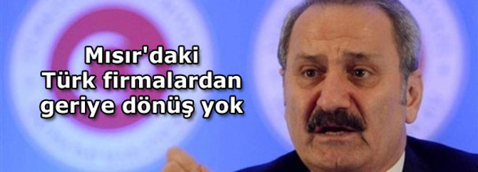 Çağlayan: Mısır'la ticarette sorun yok