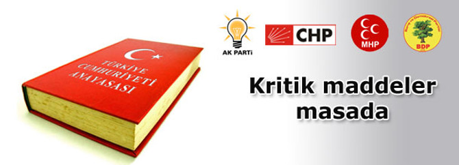 Kritik maddeler masada