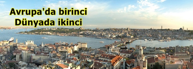 İstanbul turizm kenti yarışında birinci