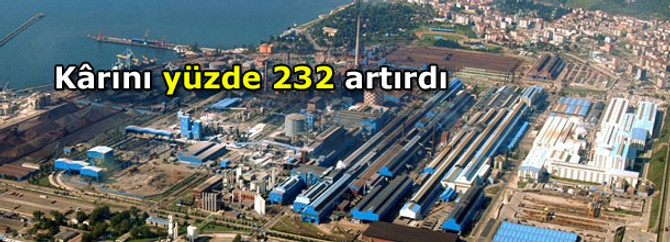 Erdemir'in ikinci çeyrek kârı 316 milyon liraya ulaştı