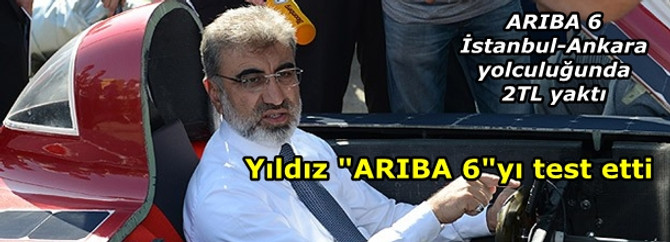 Yıldız "ARIBA 6"yı test etti