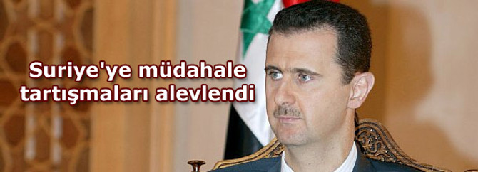 Suriye'ye müdahale tartışmaları alevlendi