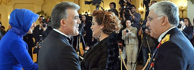Resepsiyon ilk kez Çankaya Köşkü'nde