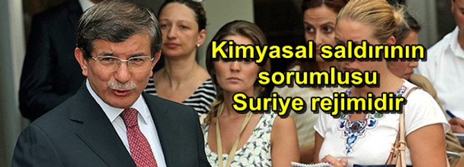 Kimyasal saldırının sorumlusu Suriye rejimidir