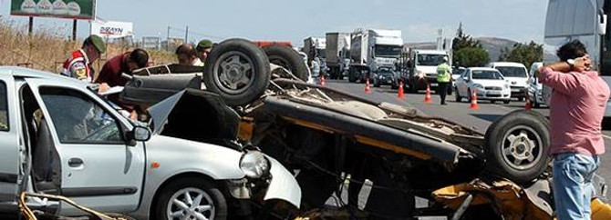 Bursa'da zincirleme trafik kazası