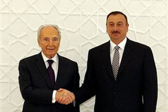 Peres ile Aliyev biraraya geldi