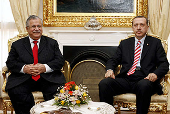 Başbakan, Talabani ile görüştü