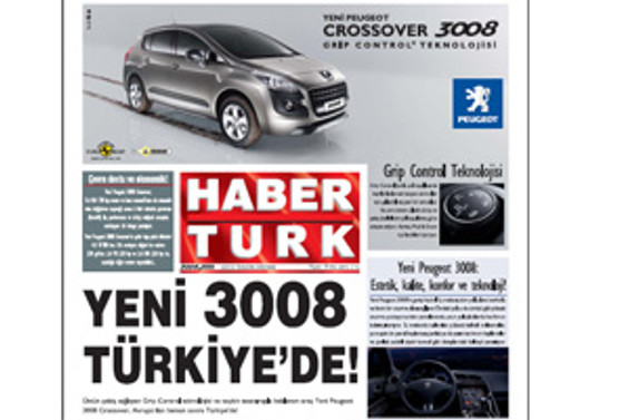 Peugeot 3008, Habertürk'e kapaktan girdi