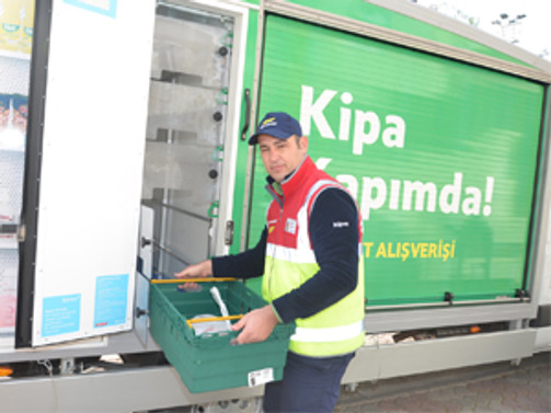 kipa kapimda ilk siparisini teslim etti