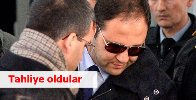 Bakan çocukları ve Rıza Sarraf tahliye oldu