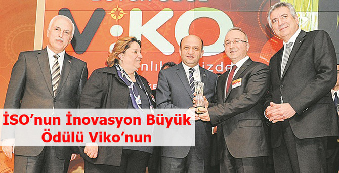 İSO'nun 'İnovasyon Büyük Ödülü' Viko'nun