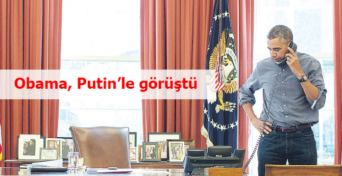 Obama, Putin’i arayarak 90 dakika görüştü