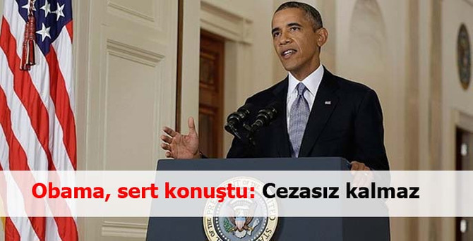 Obama'dan Rusya'ya sert sözler