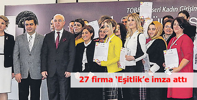 27 firma ‘Eşitlik’e imza attı