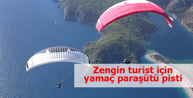 Antalya’dan Avrupalı zengin yamaç paraşütçüleri için pist
