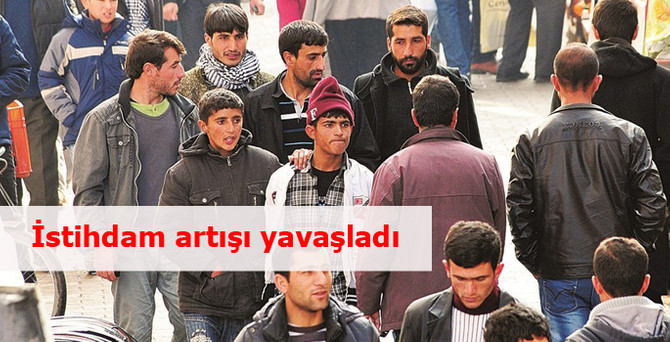 İstihdam artışı yavaşladı