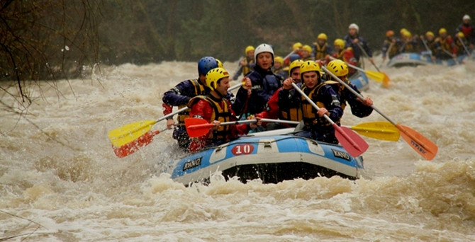 Rafting sezonu açıldı