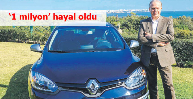 1 milyon hayal oldu