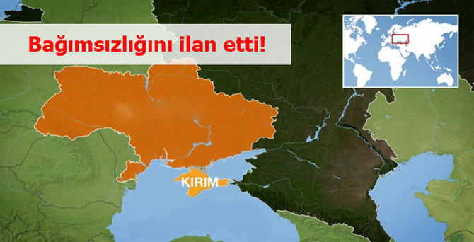 "Bağımsız Kırım Cumhuriyeti" ilan edildi