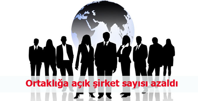 Ortaklığa açık şirket sayısı azaldı
