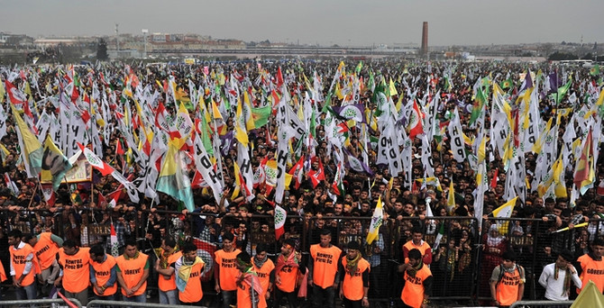Kazlıçeşme'de olaylı Nevruz kutlaması