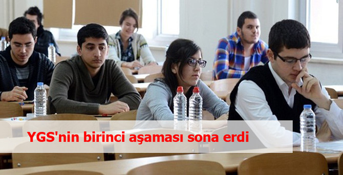 YGS'nin birinci aşaması sona erdi