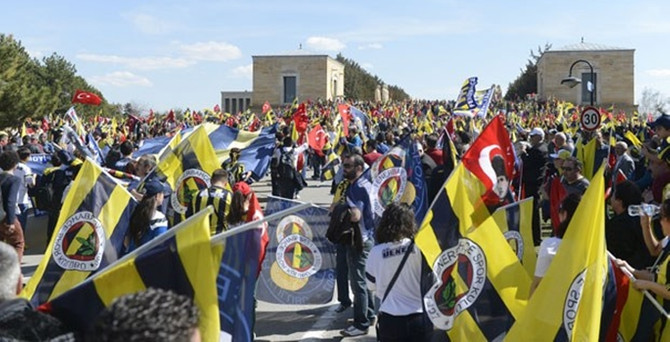 Fenerbahçeliler Anıtkabir’de