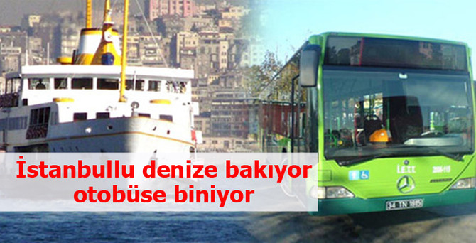 İstanbullu denize uzaktan bakıyor