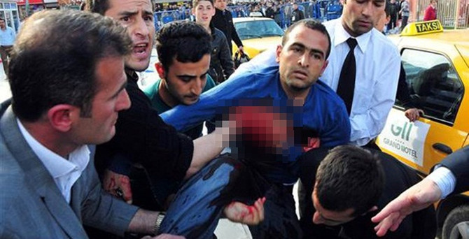 Van'da miting sonrası gerginlik: 1 yararlı