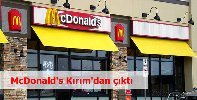 McDonald's Kırım'dan çıktı