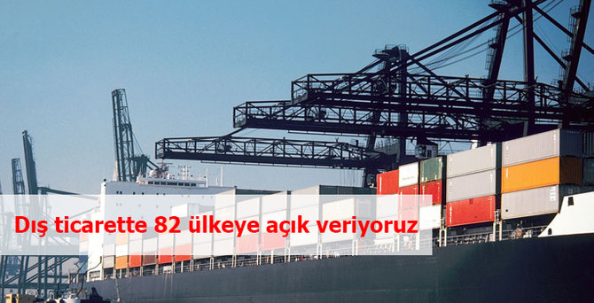 Dış ticarette 82 ülkeye açık veriyoruz