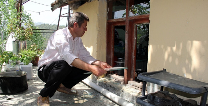 Yayladağı'na 4 havan mermisi düştü