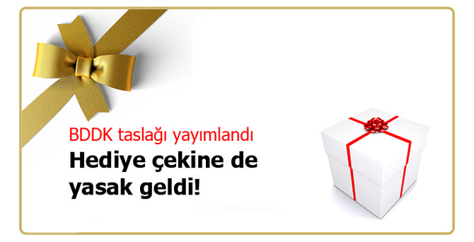 Hediye çekine de yasak geliyor!